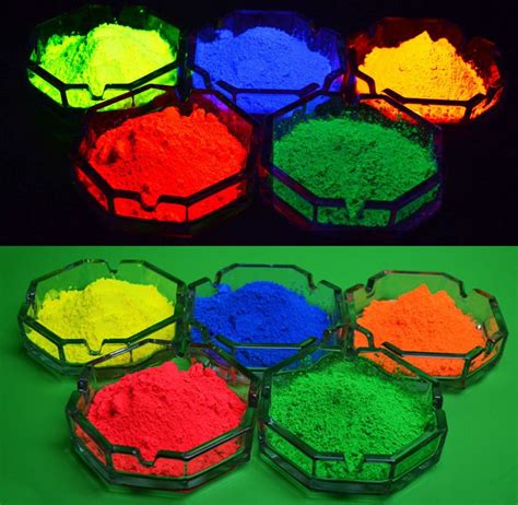 Uv Reactive Pigment Fluorescent Neon Powder Uv Blacklight Reactive