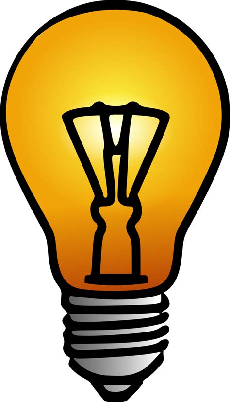 Download High Quality Light Bulb Clipart Electricity Transparent Png