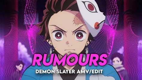 Rumours Demon Slayer Amv Edit Youtube
