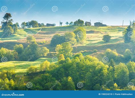 Nature Landscape Of Green Hills Stock Photo Image Of Plant Rural