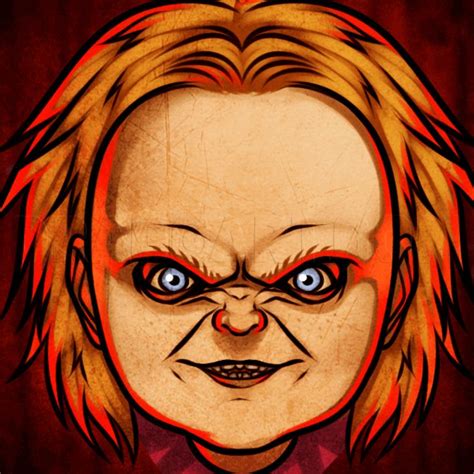 How To Draw Chucky Easy Chucky Drawing Face Drawing Doll Drawing
