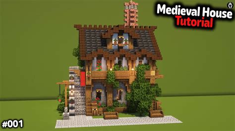 Minecraft Medieval House Tutorial Youtube