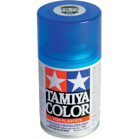 Tamiya Ts 72 Clear Blue Spray Paint Can 335 Oz 100ml 85072 Ebay