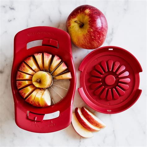 Williams Sonoma Prep Tools Adjustable Apple Slicer And Corer Red
