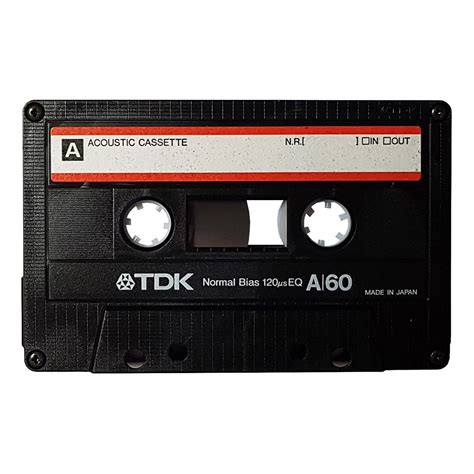 Tdk A60 80 S Era Ferric Blank Audio Cassette Tape Retro Style Media
