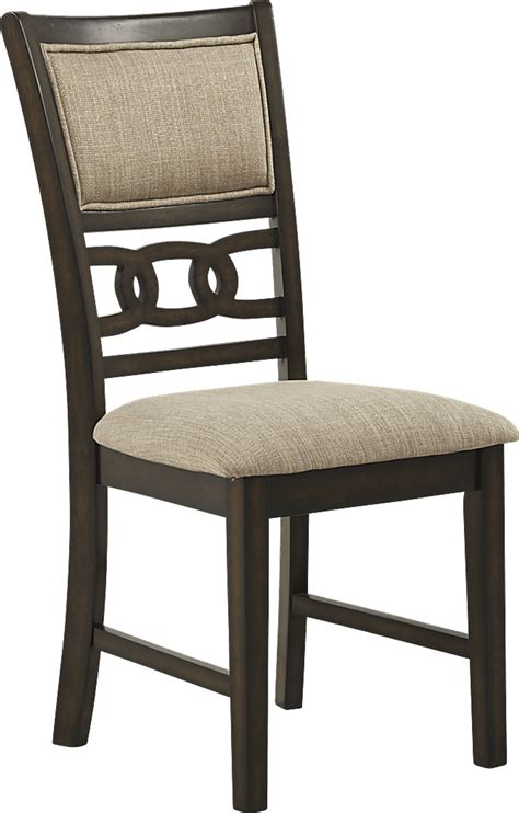 Brookgate Brown Cherry Dark Wood Side Chair Rooms To Go