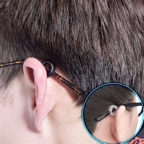 Kalevel Sunglasses Temple Tips Sleeve Anti Slip Glasses Ear Hook Grip 3 Pack Silicone Eyeglasses