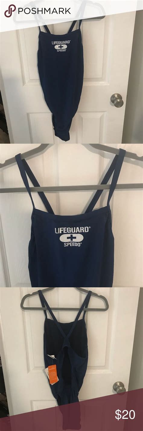 Lifeguard One Piece Bathing Suit Speedo Nwt Bathing Suits Speedo