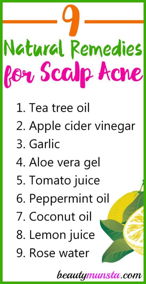 How To Treat Scalp Acne Naturally Beautymunsta Free Natural Beauty