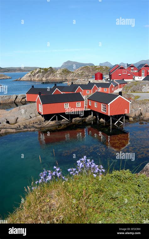 Mortsund Lofoten Island Lapland Norway Stock Photo Alamy