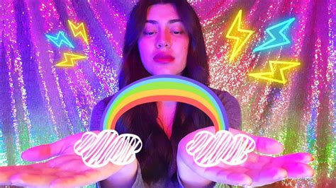 Asmr Whispered Binaural Colorful Rainbow Light Play Youtube
