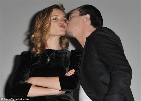 Jonathan Rhys Meyers Kisses Co Star Natalia Vodianova On The Cheek At
