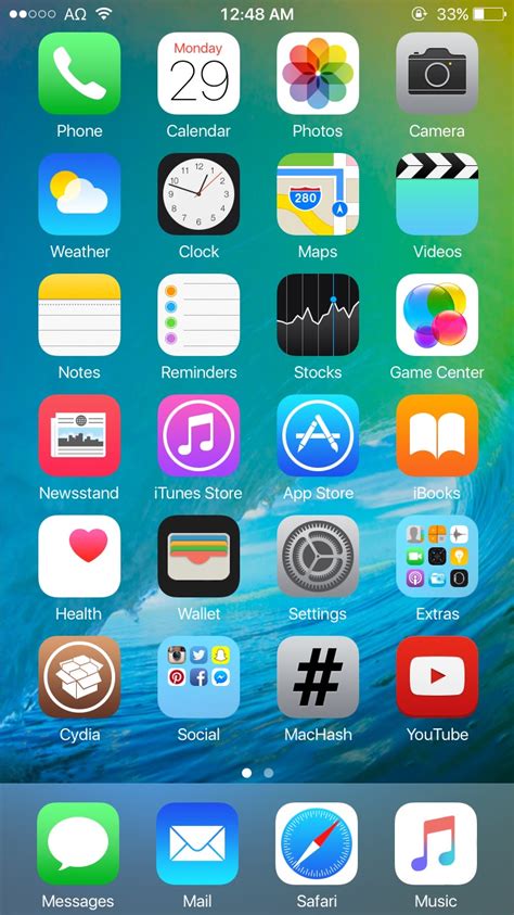 Ios 9 Theme For Ios 8 Jailbreak By Theromanemperor On