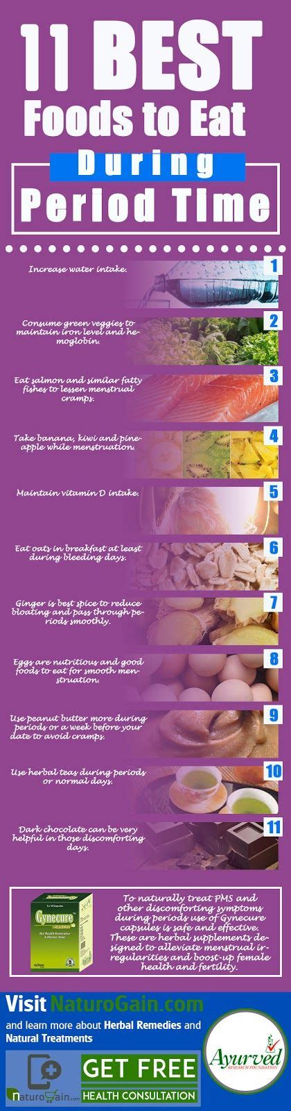 11 best foods to eat during period time infographic good foods to eat foods to eat bad food