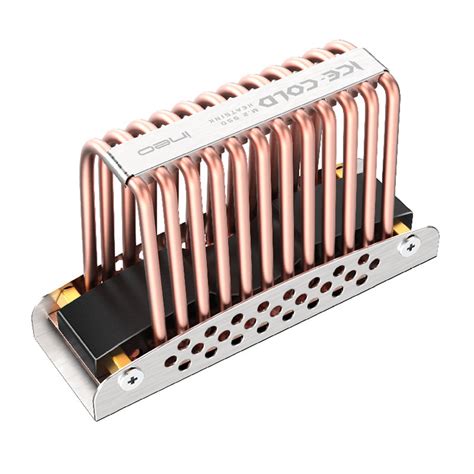 M2 Solid State Drive Heat Pipe Ssd Cooler Pure Copper Heatsink Solid