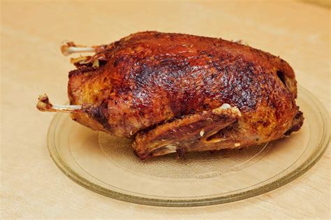 roast duck recipe slow cooked with an orange and honey glaze