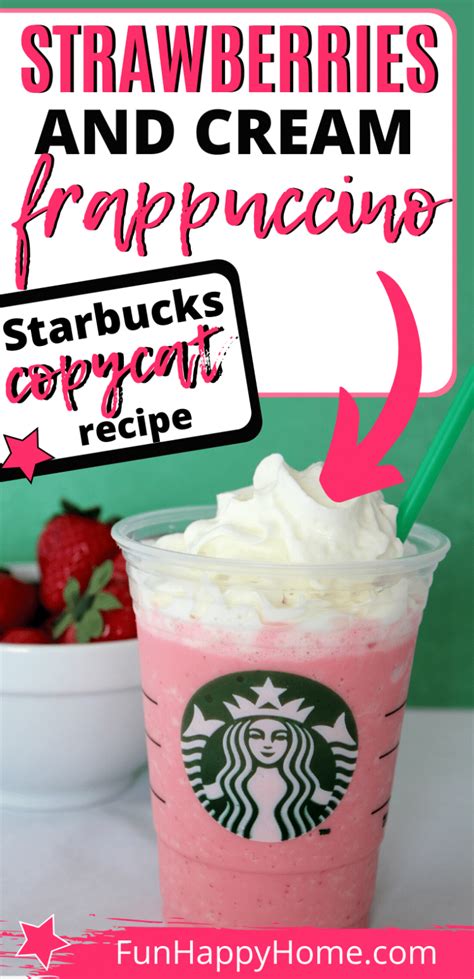 Strawberries And Cream Starbucks Recipe Starbucks Strawberry