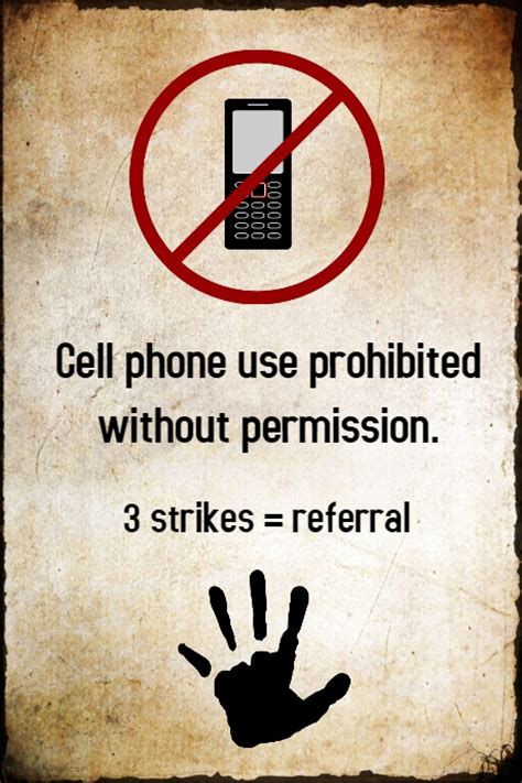 No Cell Phones Postermywall