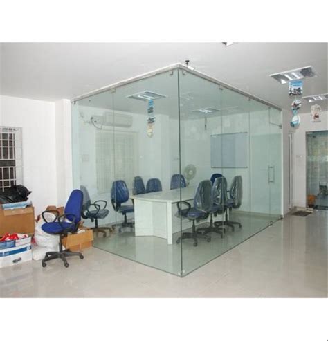 Office Glass Cabin 14 Mm Rs 650 Square Feet Rvs Interiors Id