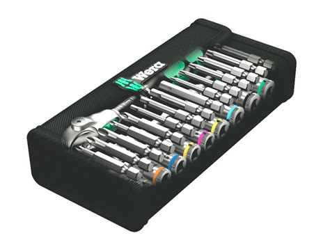 WERA 8100 SA 6 Zyklop Speed Ratchet Set 1 4 Drive Metric 28 Piece