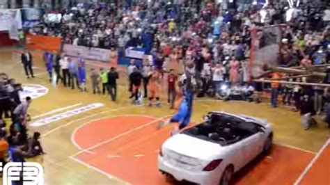 Basketball Player Tries To Dunk Over Car Fails Miserably Sporting News