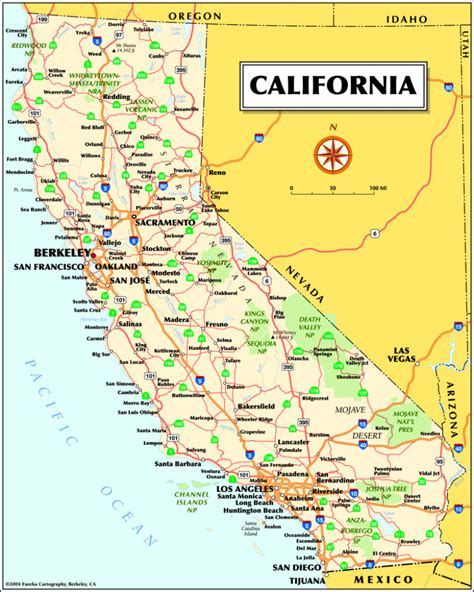 Printable Map Of California Printable Maps