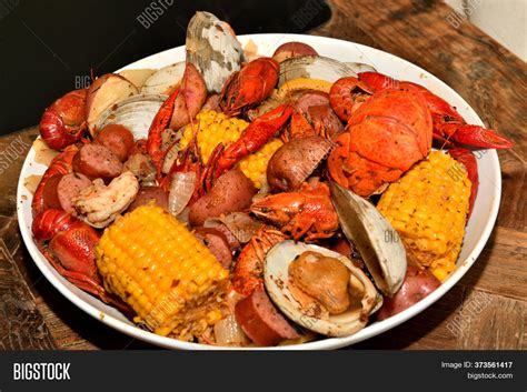 Cajun Style Seafood Image And Photo Free Trial Bigstock