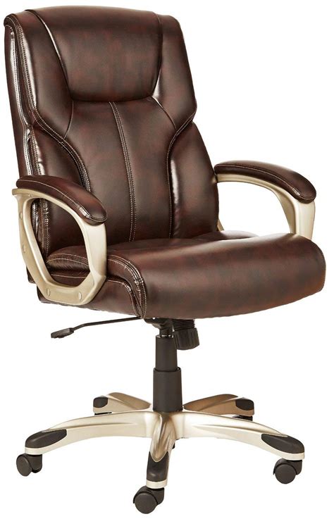 Buy Amazon Basics Executive Home Office Desk Chair With Padded Armrests