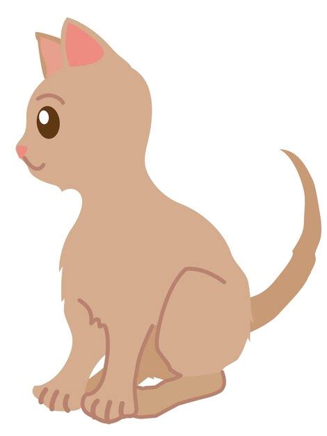 Premium Vector Illustration Of A Brown Cat