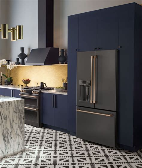Home improvement reference related to black kitchen cabinets images. 9 Blue Kitchen Cabinets With Black Appliances | Home Design