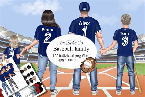 Baseball Clipart Customized Clipart Graphic By Artdekoco · Creative