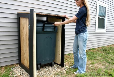 Diy Trash Can Cover Build It With Free Plans
