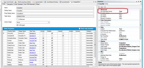 Infor CRM Getting Custom Entities Working With Activity Associations