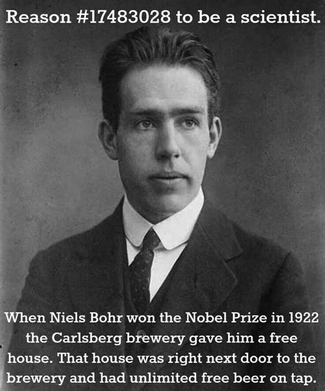 Brains Beer Niels Bohr Nobel Prize In Physics Famous Scientist