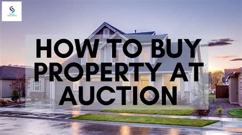 How To Buy Property At Auction Youtube