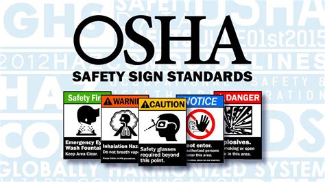 Osha Ansi Safety Sign Standards Youtube