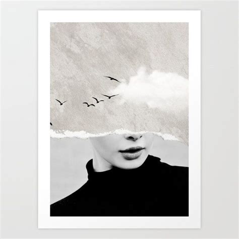 Minimal Collage Silence Art Print By Dada22 Society6 Photography