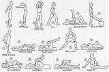 Images of Stretching Exercise Routine