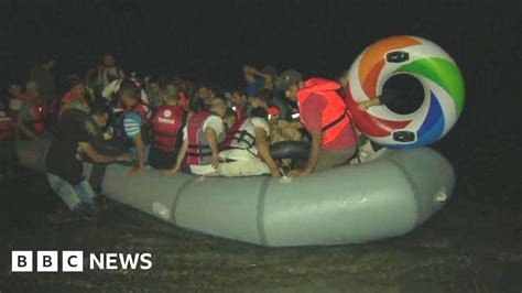 Migrant Chaos On Greek Islands Un Refugee Agency Bbc News