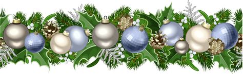 Garlands can be worn on the head or around the neck, hung on an inanimate object, or laid. Christmas Deco Garland PNG Picture | Gallery Yopriceville ...
