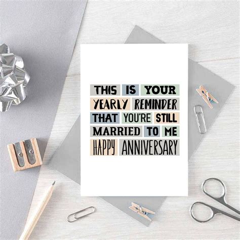 Funny Anniversary Card For Husband Wedding Anniversary Card Etsy