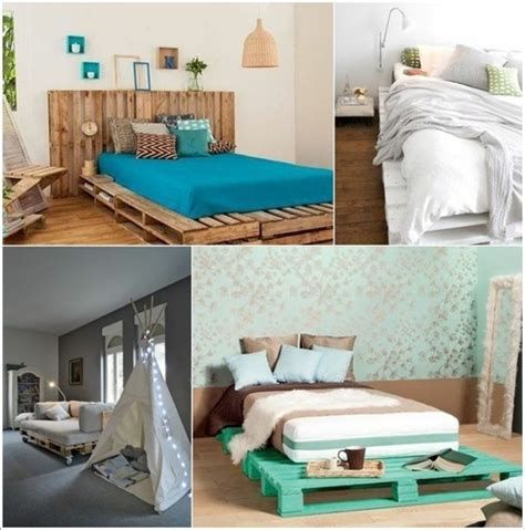 Upcycling nennt sich diese moderne methode möbel aus alten gebrauchsgegenständen zu. Europaletten Bett bauen - preisgünstige DIY-Möbel im ...