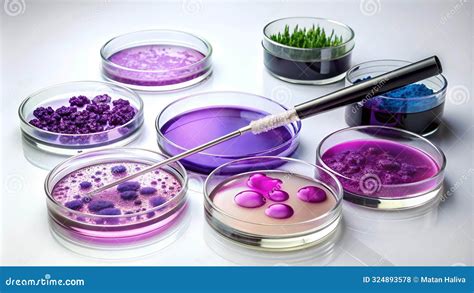 Diagram Showing Gram Staining Microbiology Lab Technique Steps