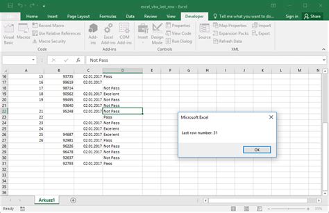 Vba Tutorial Find The Last Row Column Or Cell In Excel Vrogue