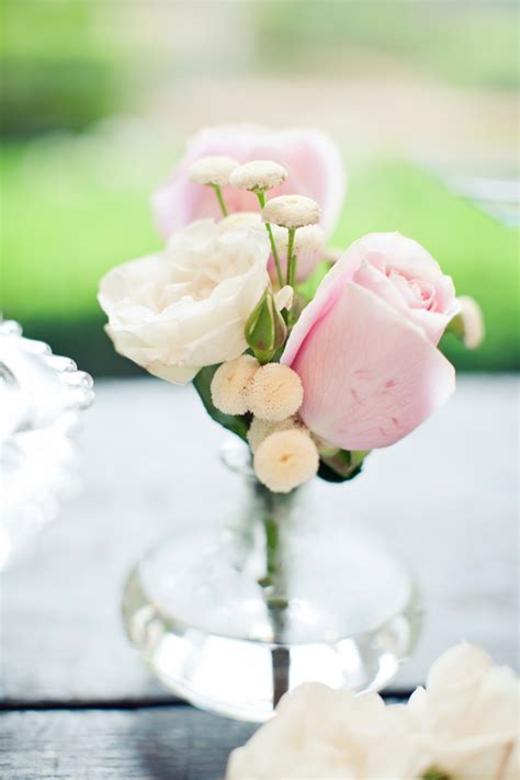 Rose Bud Vase Wedding Centerpiece Elizabeth Anne Designs The Wedding