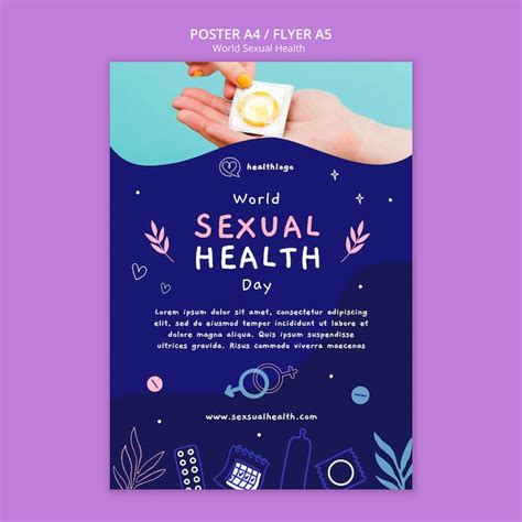 Modelo De Cartaz Do Dia Mundial Da Saúde Sexual Psd Grátis