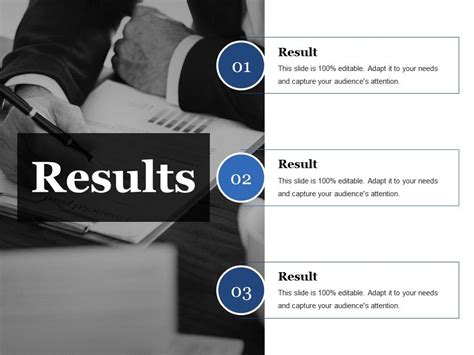 Results Ppt Visuals Presentation Powerpoint Templates Ppt Slide