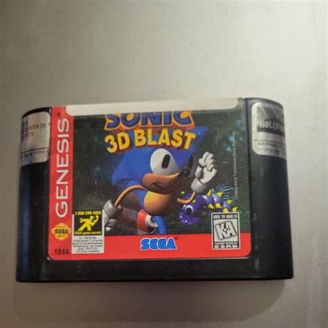 Sonic 3d Blast Sega Genesis Original Authentic Cartridge Only