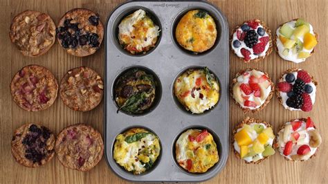 Three Healthy Breakfasts In A Muffin Tin Youtube