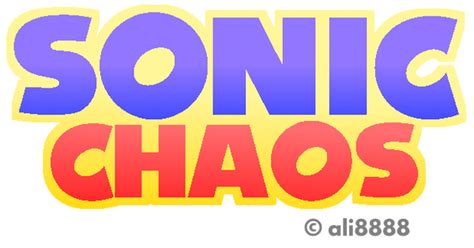 Sonic Chaos Fan Made Logo By Ali8888 On Deviantart
